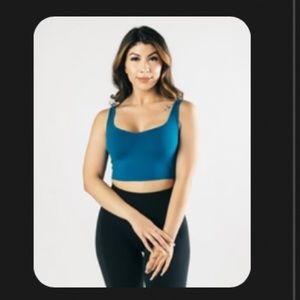 Ultrasoft Square Neck Tank - Deep Teal - S